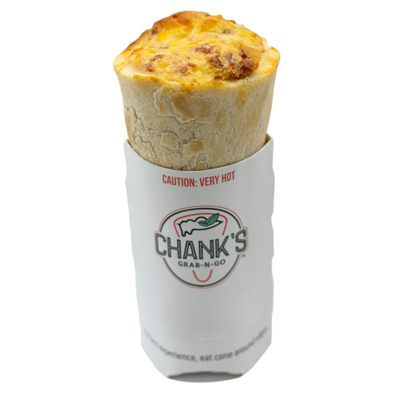 Chank's Bacon, Egg & 3 Cheese Snack Cones 6 pack