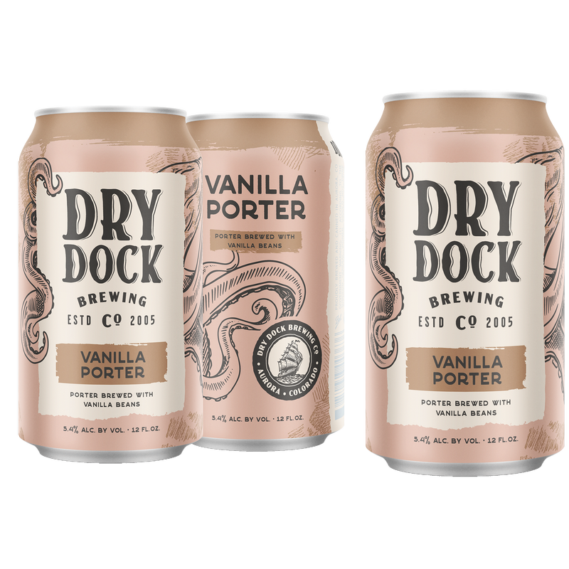 Dry Dock Vanilla Porter 6pk 12oz Can 5.4% ABV