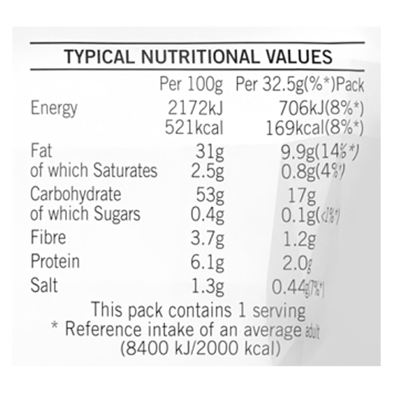 Walkers Ready Salted, 32.5g