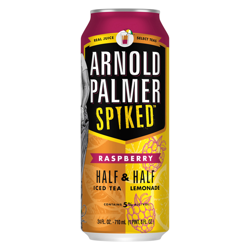 Arnold Palmer Raspberry Spiked Half & Half Single 24oz Can 5% ABV