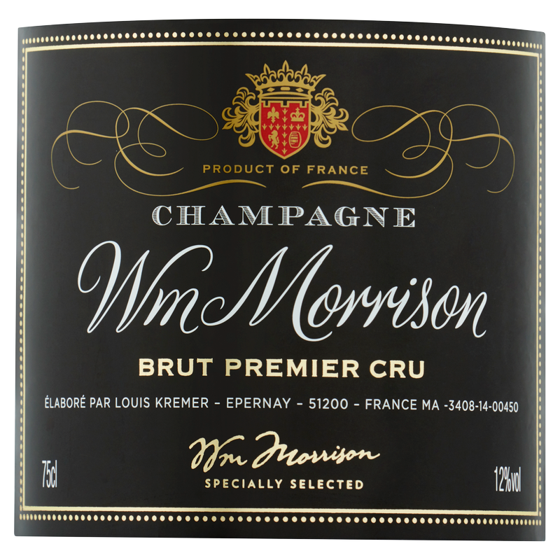 Morrisons The Best Champagne Brut Premier Cru, 75cl