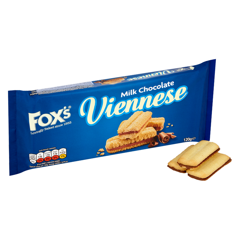 Fox's Viennese Chocolate Sandwich, 120g