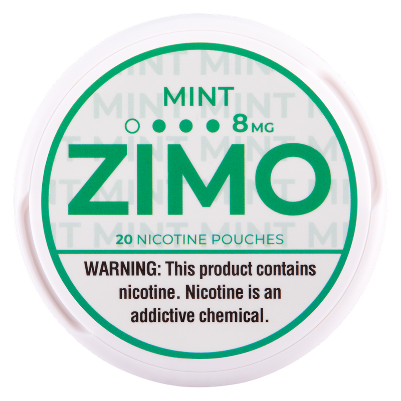Zimo Mint Nicotine Pouches, 8mg