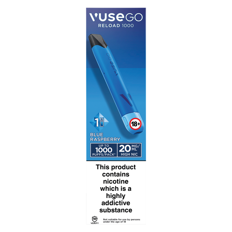 Vuse Go Reload Pen Blueberry Raspberry 20mg/ml, 1pcs