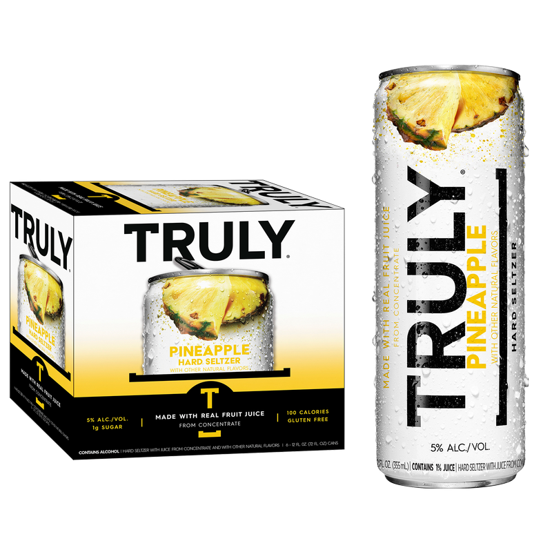 Truly Hard Seltzer Pineapple 6pk 12oz Can