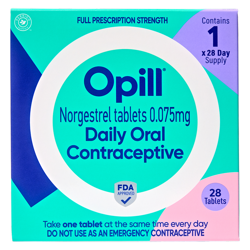 Opill Daily Oral Contraceptive Tablets-6 Pack