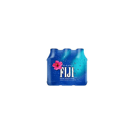 FIJI Natural Artesian Bottled Water 500 mL / 16.9 Fl Ounce (Pack of 6)
