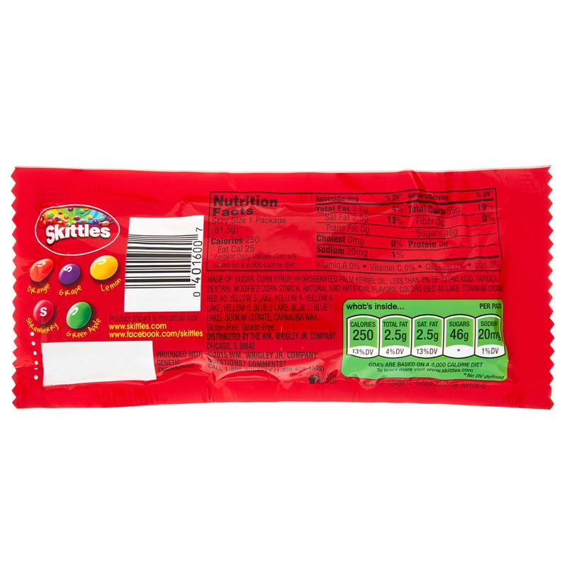 Skittles Original Candy 2.17oz