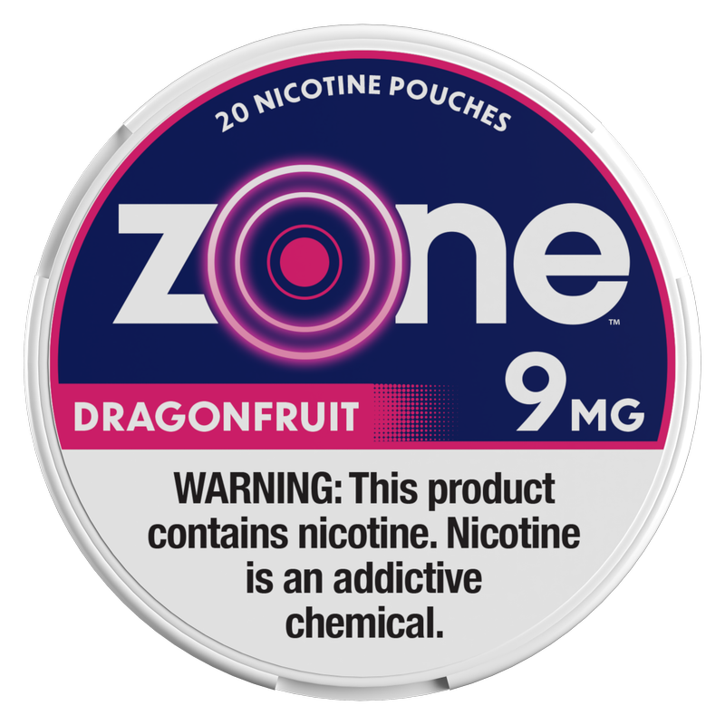 ZONE Nicotine Pouches Dragonfruit 20ct 9mg