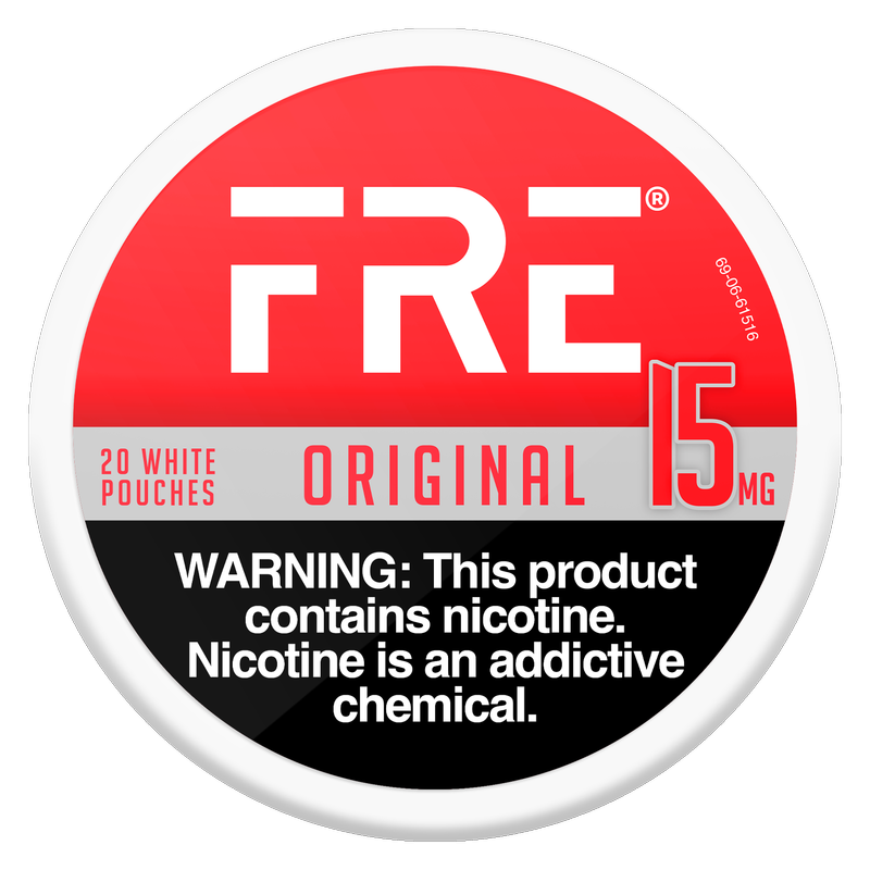 FRE Original Nicotine Pouches, 15mg