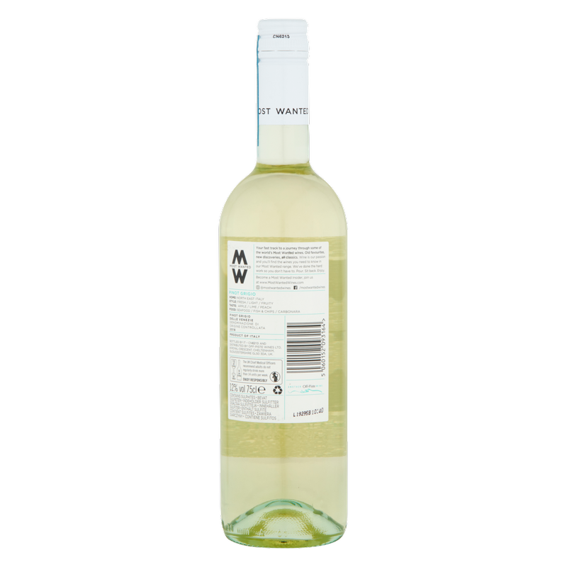 Most Wanted Pinot Grigio, 75cl