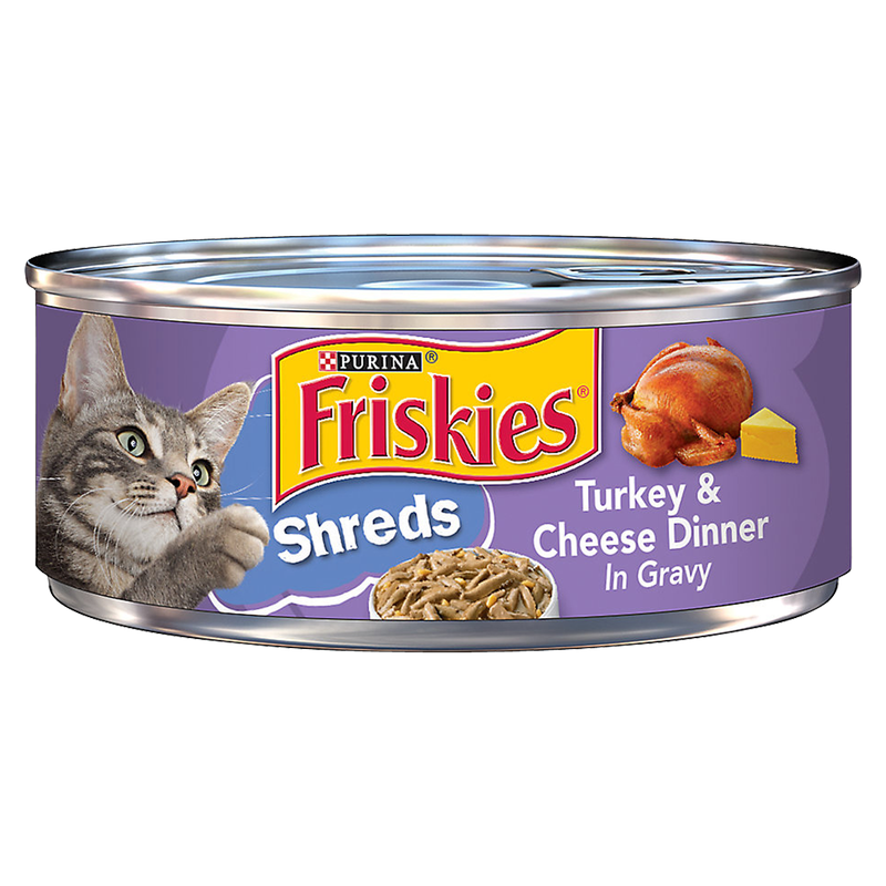 Friskies Shredded Turkey & Cheese Cat 2 5.5 oz