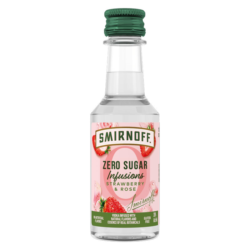 Smirnoff Zero Infusion Strawberry & Rose 50ml