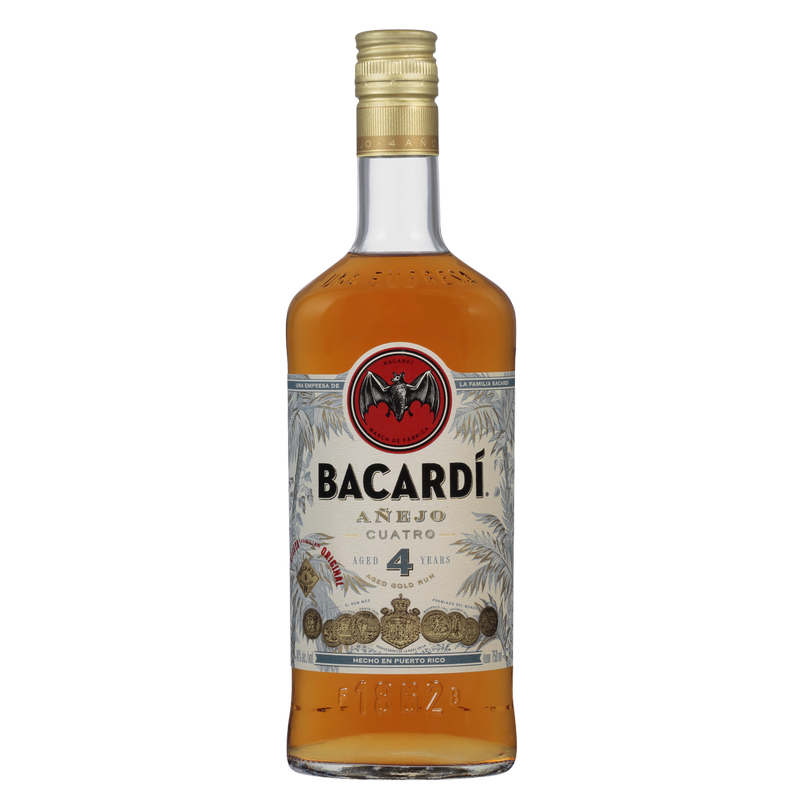 Bacardi 4 Yr Anejo Rum 750ml