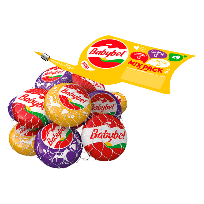 Babybel Mini Mixed Pack, 9 x 20g