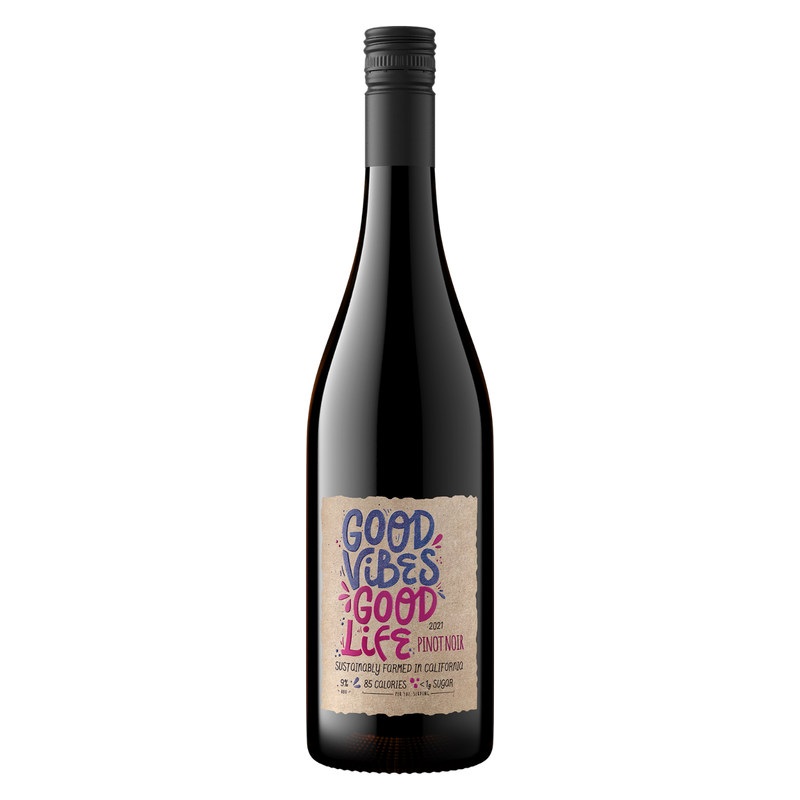 Good Vibes Good Life Pinot Noir (750 ML) 9% ABV