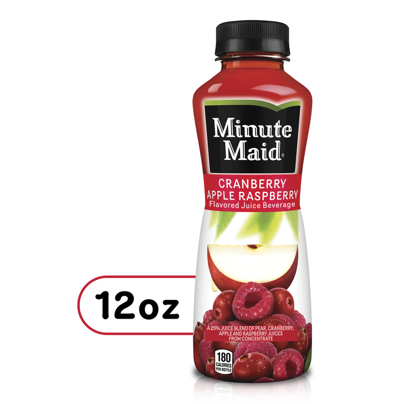 Minute Maid Cranberry Apple Raspberry Juice 12oz Btl