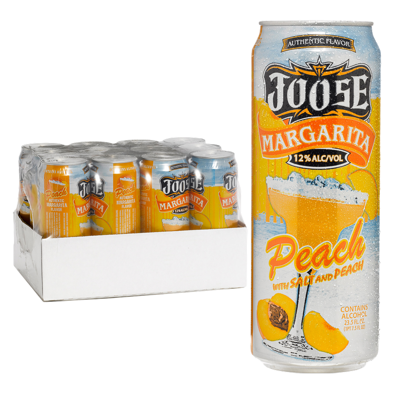 Joose Margarita Peach 23.5oz 12 Pack Cans