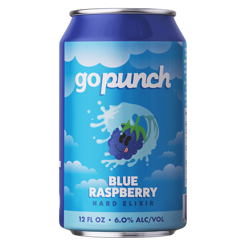 Gopunch Blue Raspberry Hard Elixir 6pk 12oz Can 6.0% ABV