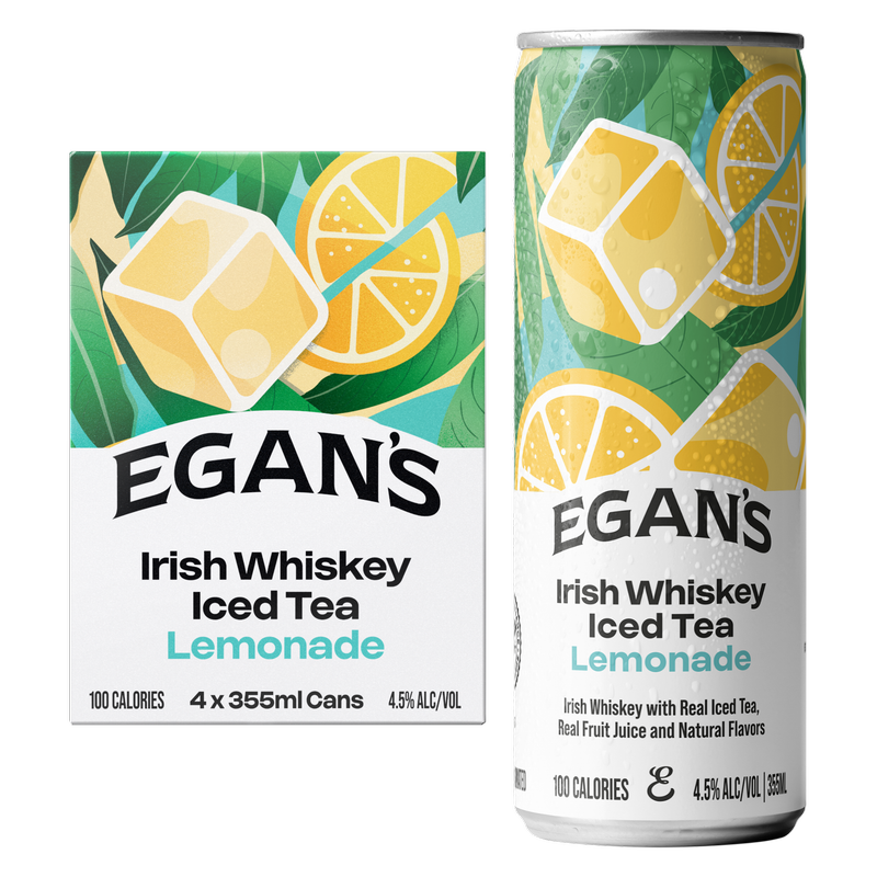 Egan's Irish Whiskey Iced Tea + Lemonade 4pk 12oz Can