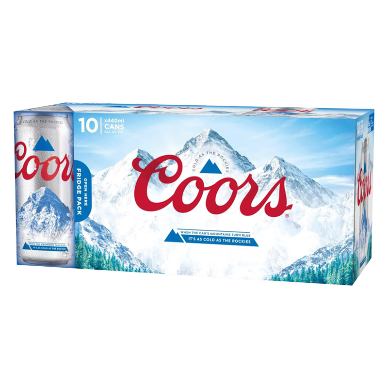 Coors Lager, 10 x 440ml