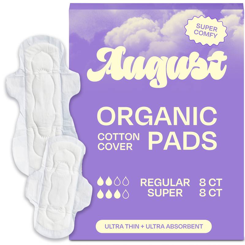 August Combo Combo Regular & Super Pads, 16ct