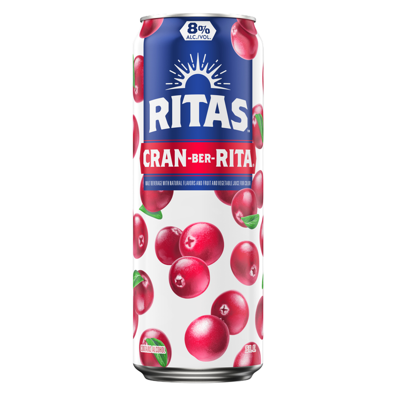 Ritas Cran-Ber-Rita Sparkling Margarita, 25 fl oz Tall Can - Delivered In As Fast As 15 Minutes | Gopuff Ritas Cran-Ber-Rita Sparkling Margarita, 25 fl oz Tall Can - Delivered In As Fast As 15 Minutes | Gopuff