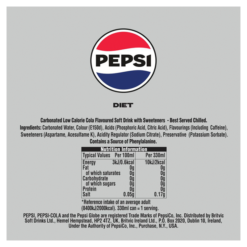 Pepsi Diet, 330ml