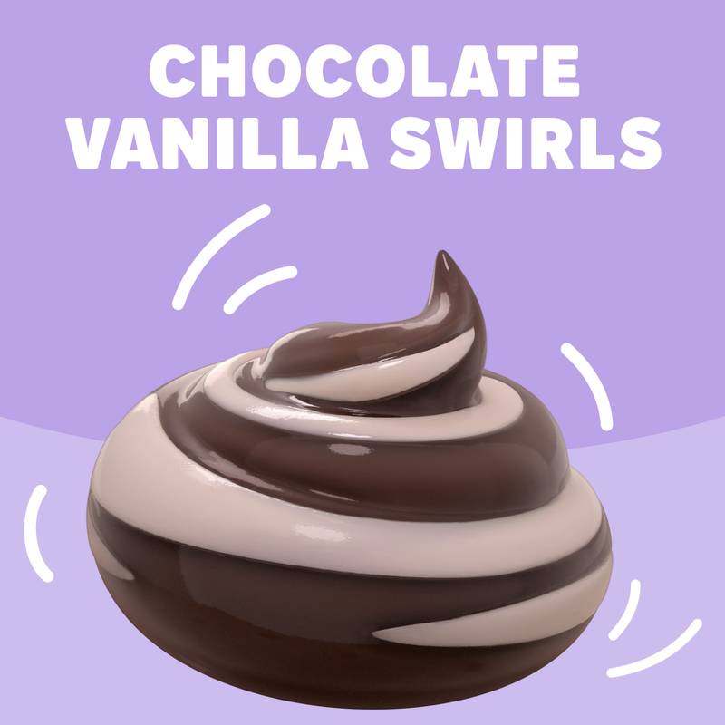 Jell-O Original Chocolate Vanilla Swirls Pudding Cups - 4ct