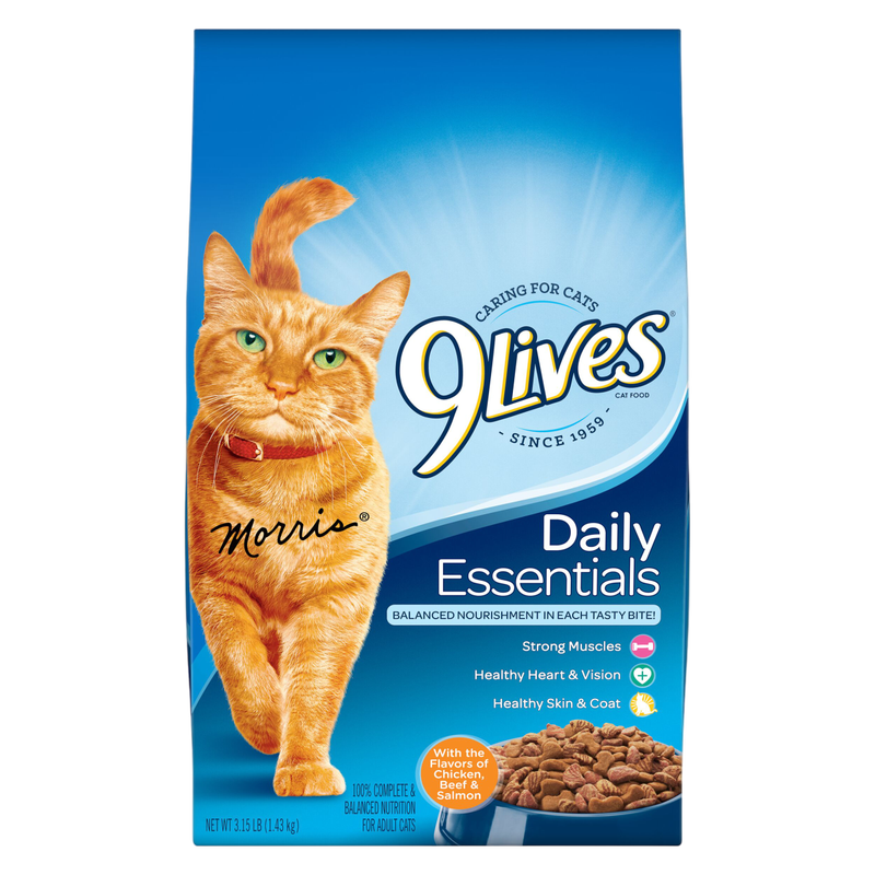 9Lives Daily Essentials Dry Cat Food, 3.15-Pound Bag