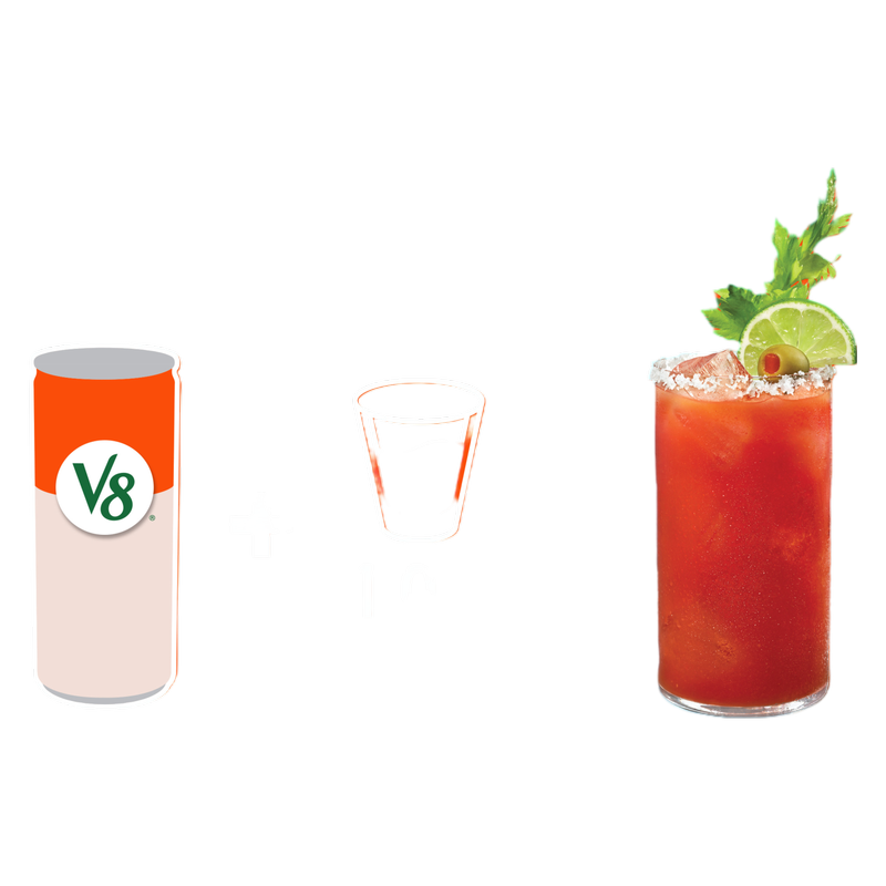 V8 Spicy Bloody Mary Mix 8oz 6pk Can