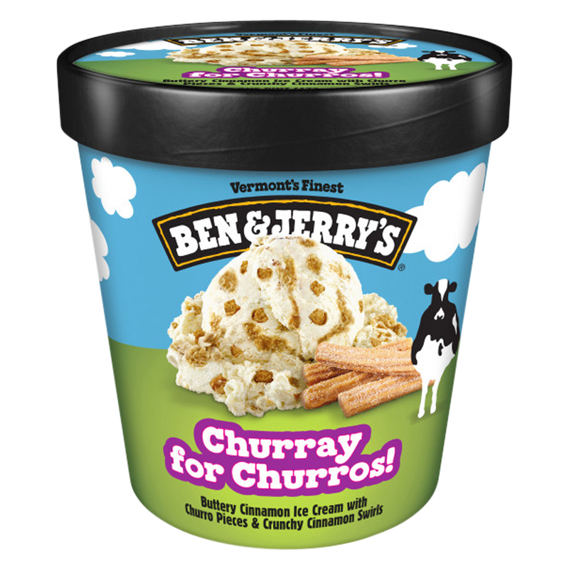 Ben & Jerry's Churray for Churros Ice Cream Pint