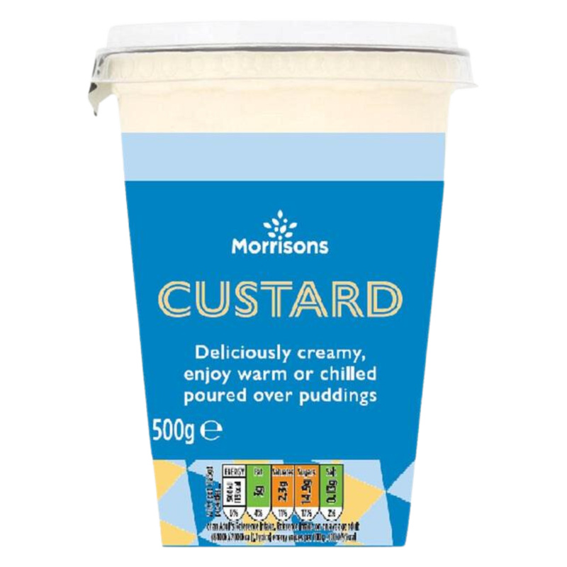 Morrisons Vanilla Custard, 500g