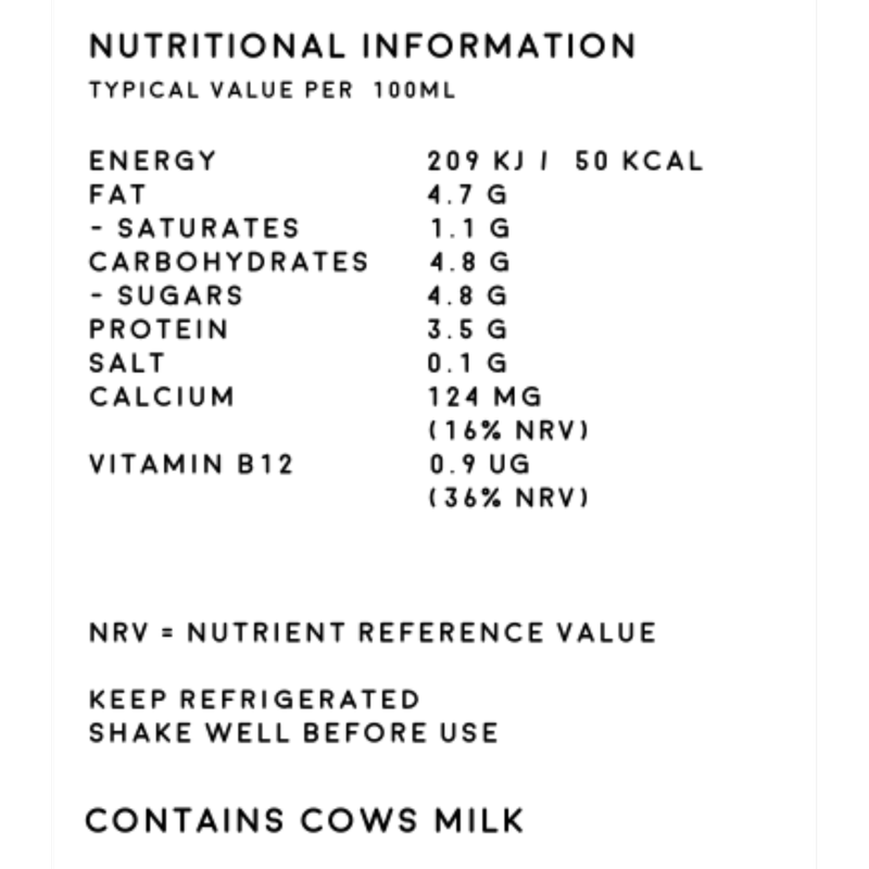 The Estate Dairy Whole Milk Non-Homogenised, 1L
