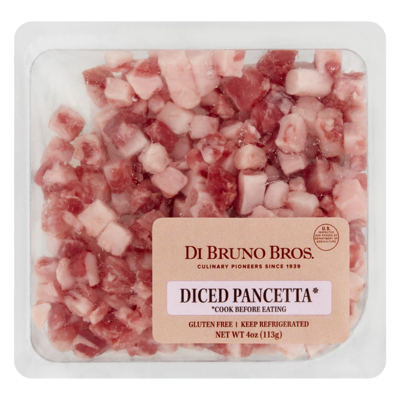 Di Bruno Bros Diced Pancetta - 4oz