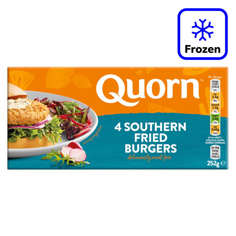 Quorn Vegetarian Southern Style Burger, 252g
