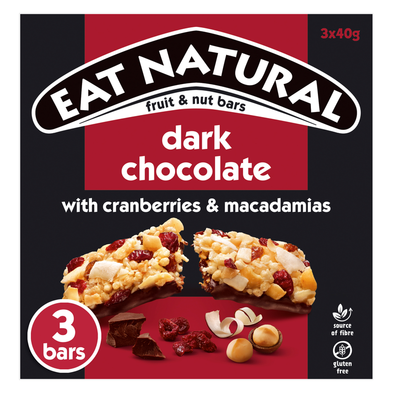Eat Natural Cranberry Macadmia & Dark Chocolate, 120g