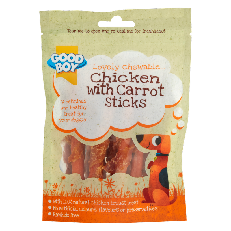 Good Boy Chicken & Carrot Sticks, 70g