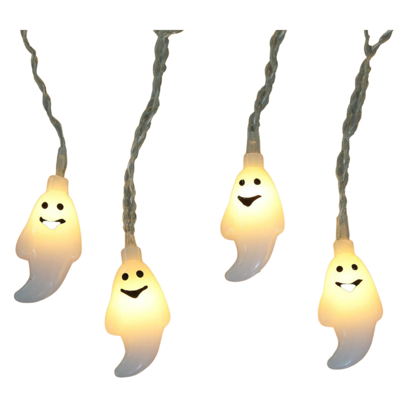 Morrisons Battery Operated Ghost String Lights, 1pcs