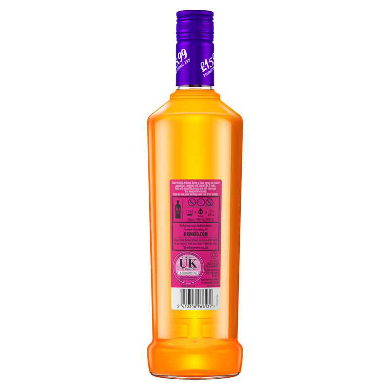 Smirnoff Mango & Passionfruit Vodka, 70cl