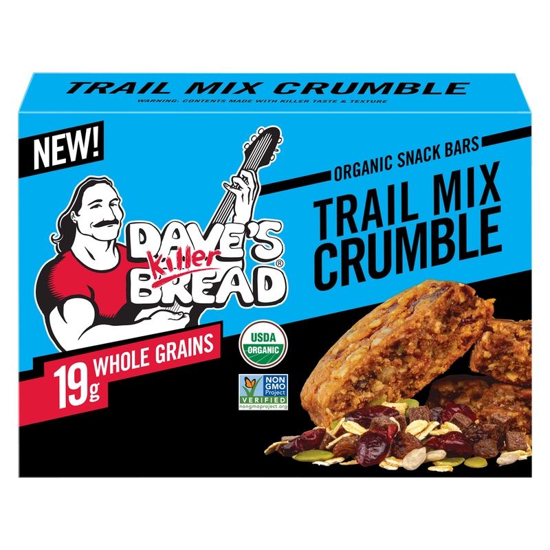 Dave's Killer Bread Trail Mix Crumble Organic Snack Bars 4ct