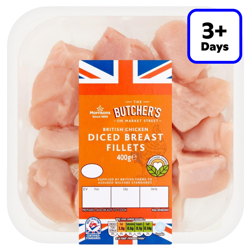 Morrisons Diced Chicken Fillets, 400g