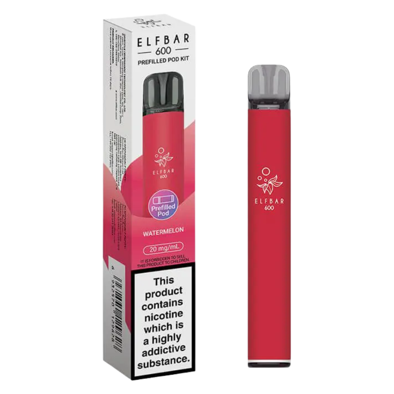 Elf Bar 600 Prefilled POD Kit Watermelon 20mg, 1pcs