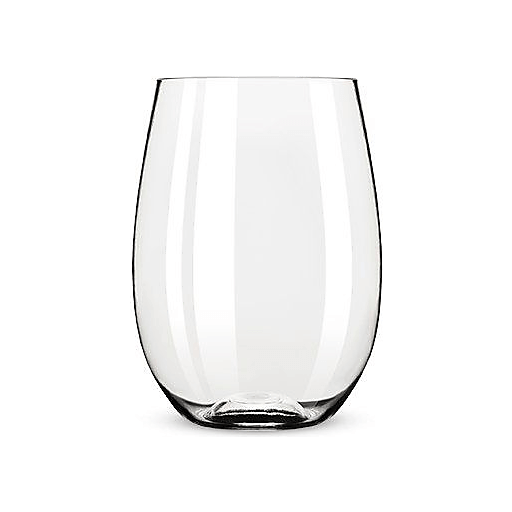True Stemless Plastic Wine Glass 15 oz