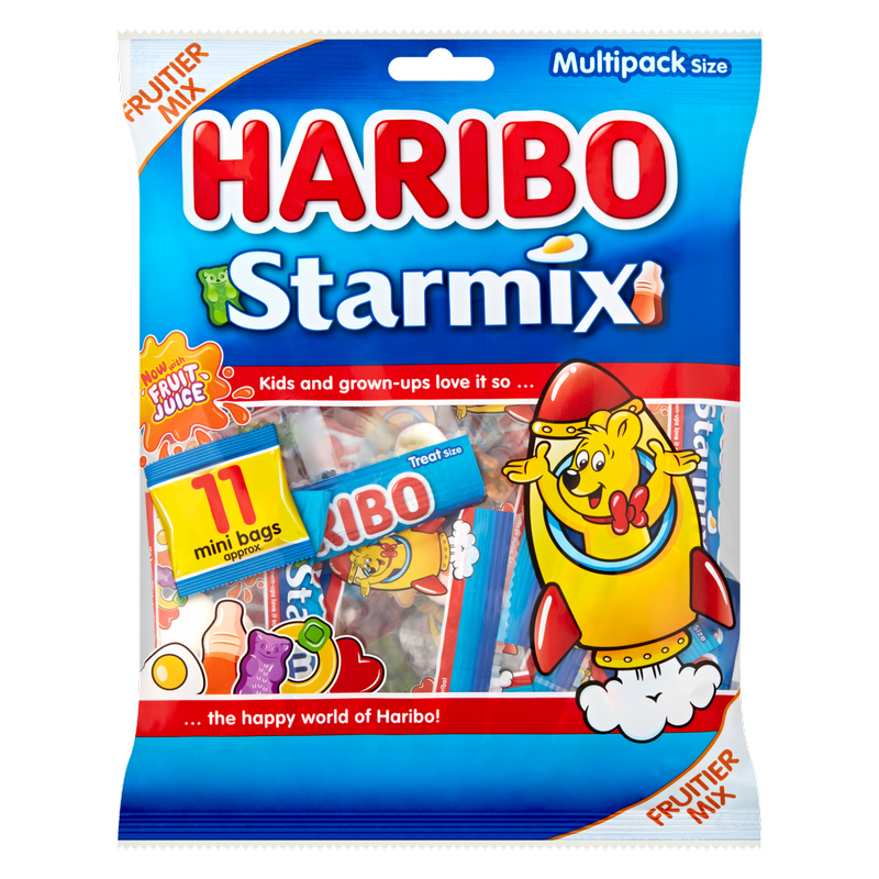 Haribo Starmix Mini Bag Multipack, 11 x 16g