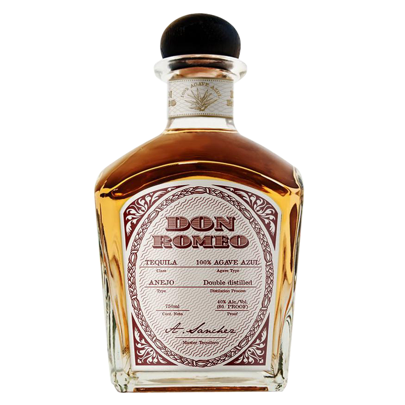 Don Romeo Anejo Tequila 750ml (80 Proof)