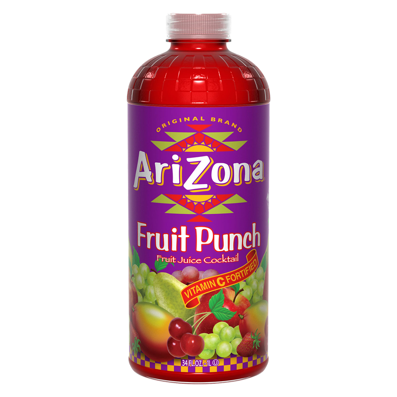AriZona Fruit Punch Juice 34oz Btl