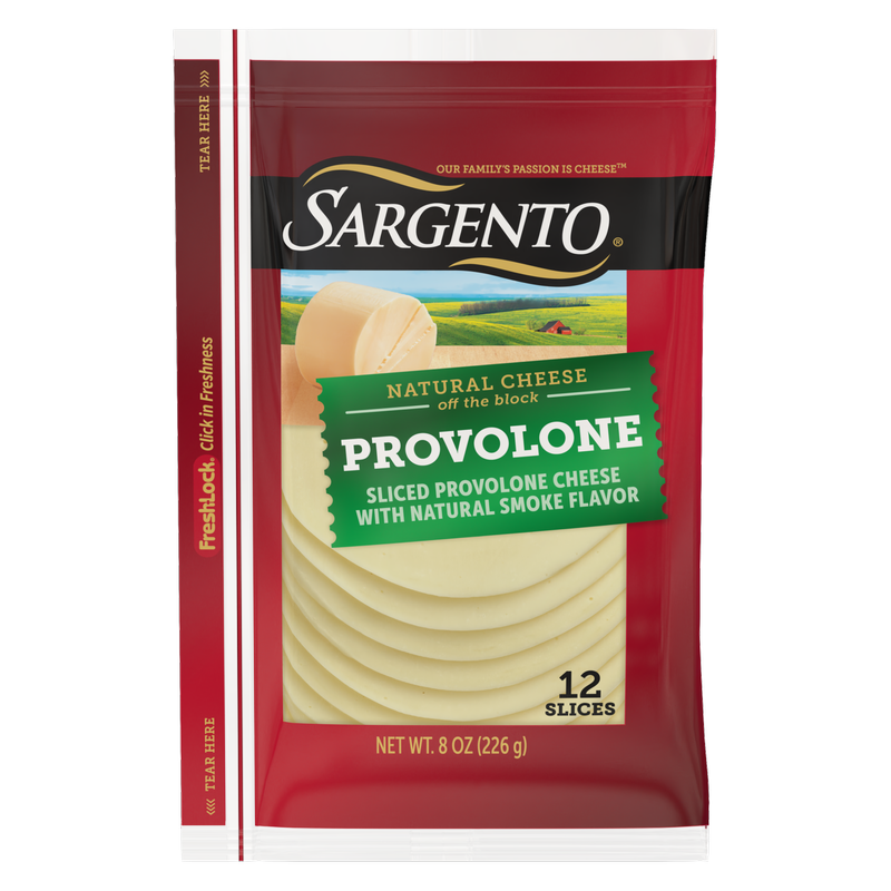 Sargento Natural Provolone Sliced Cheese - 12 slices