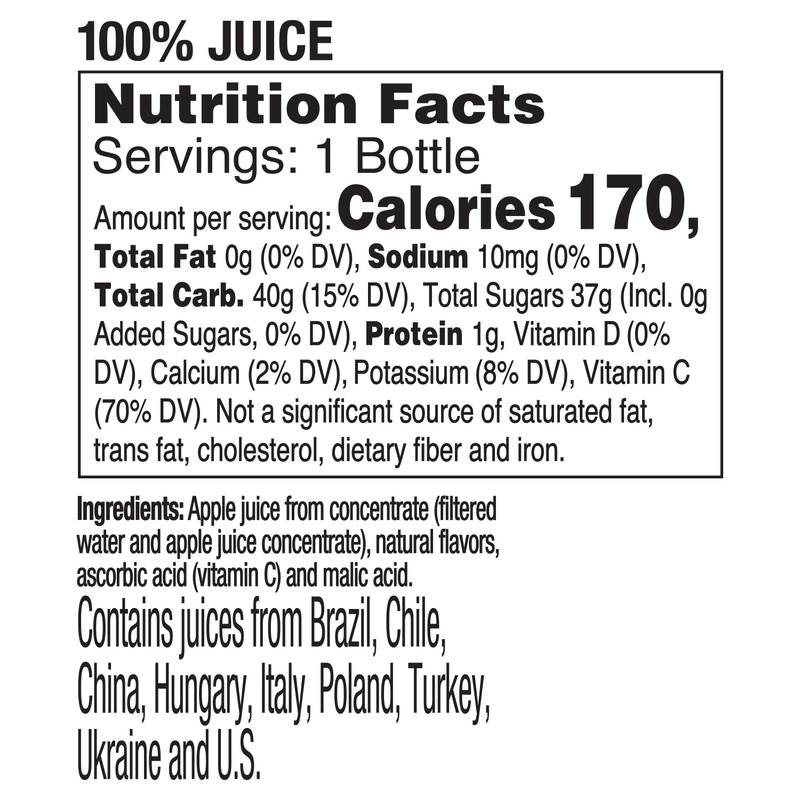 Tropicana Apple Juice 12oz Btl