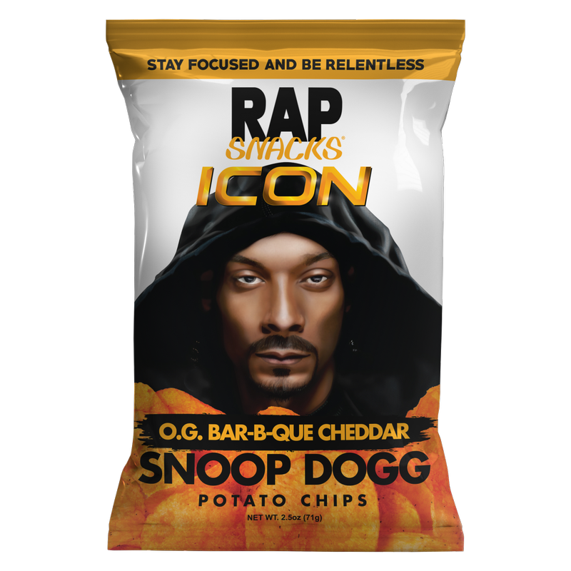 Rap Snacks OG BBQ Cheddar Chips (Snoop Dogg), 2.5oz